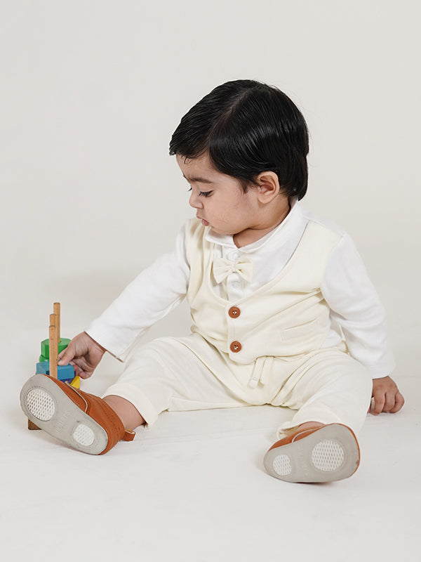 Dapper Baby Boy 2-Piece Tuxedo Set (0-36M)