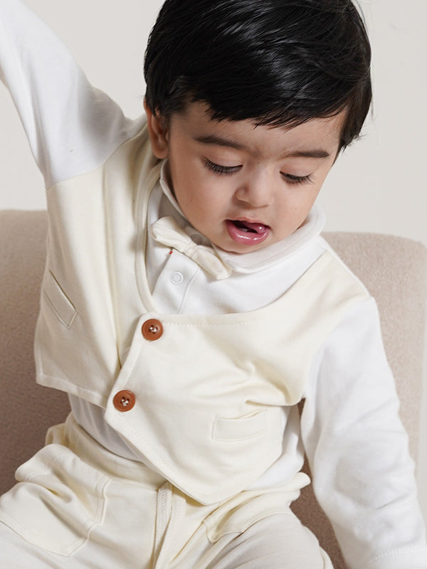 Dapper Baby Boy 2-Piece Tuxedo Set (0-36M)