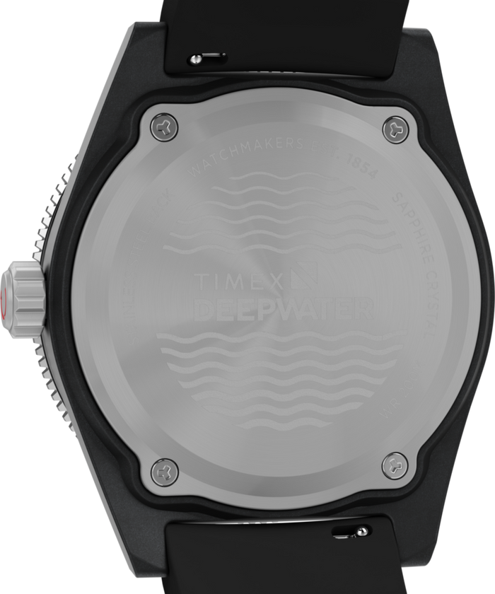 TW2Y02200 Deepwater Reef 200 XCF 43mm Synthetic Rubber Strap Watch Caseback Image
