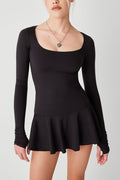 Demi Long Sleeve Top Black