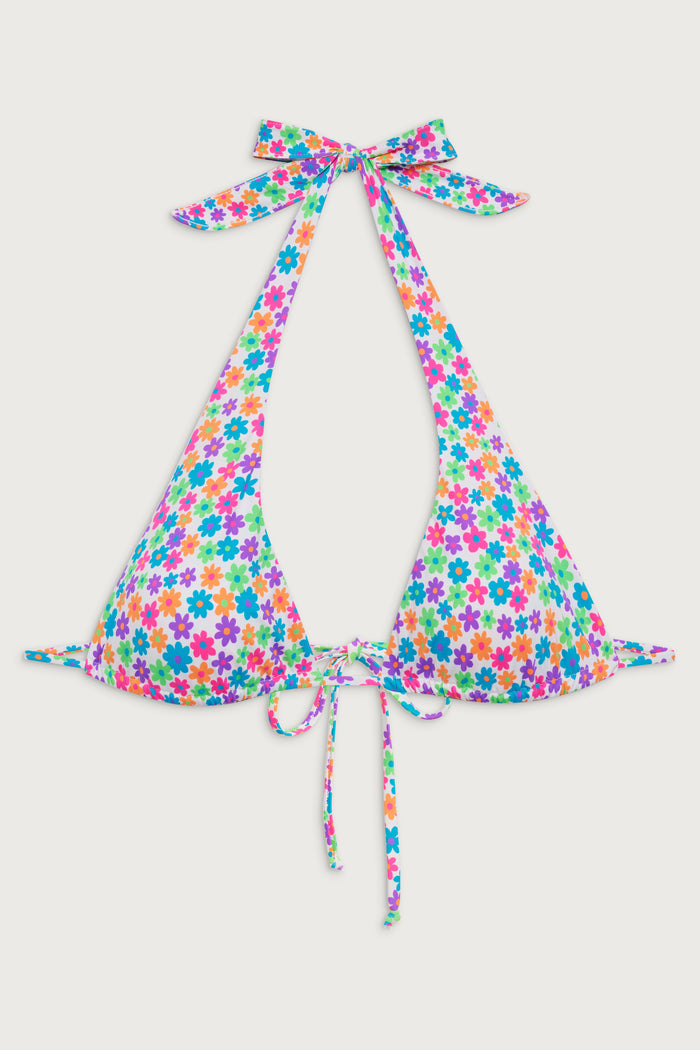 Diana floral halter bikini top forever flower