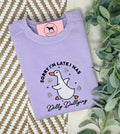 DILLY DALLY GOOSE Custom Embroidered T-shirt or Sweatshirt