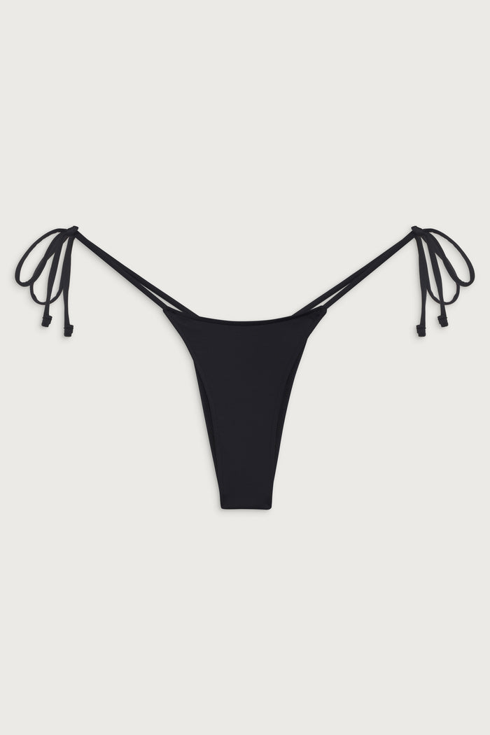 Divine skimpy bikini bottom black