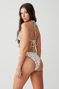 Dove Floral Classic Bikini Bottom Water Blossom