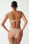 Dove striped classic bikini bottom hawaiian sky
