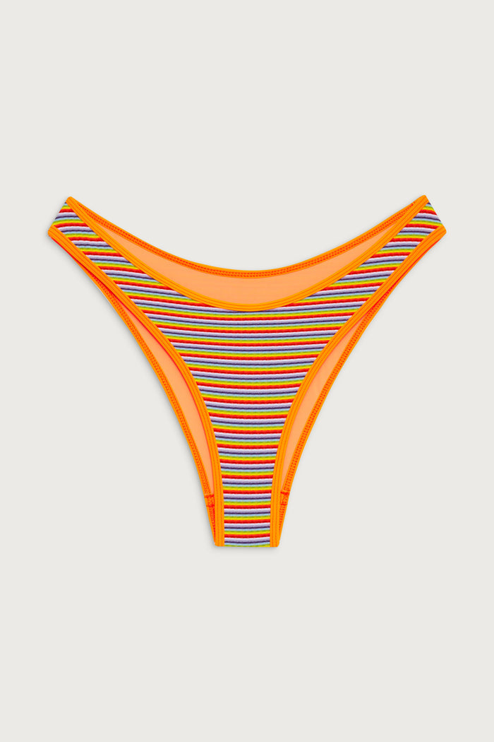 Dove striped classic bikini bottom hawaiian sky