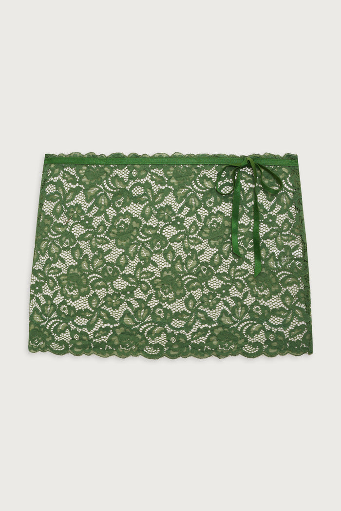 Dylan lace mini skirt sea moss