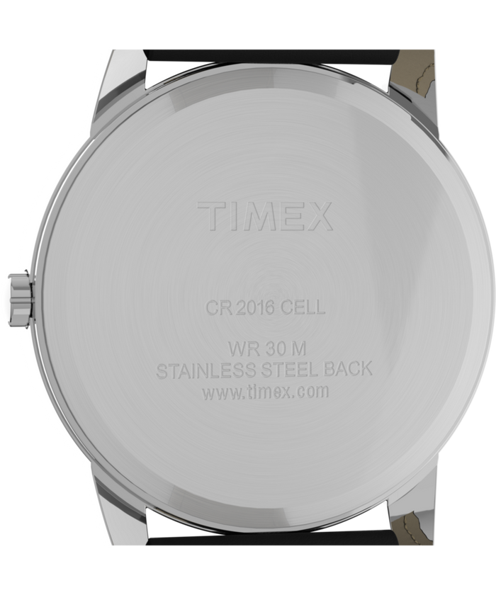 T2H281 Easy Reader 35mm Leather Strap Watch Caseback Image