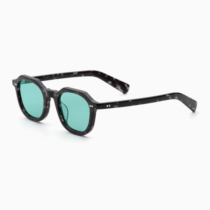 Black Speck Tortoise / Lt Cool Green