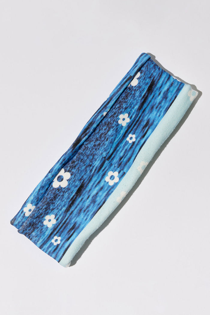 Emma Terry Headband Blue Tides