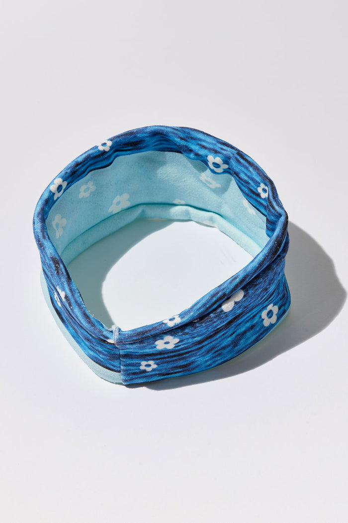 Emma Terry Headband Blue Tides