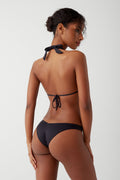 Enzo cheeky bikini bottom black