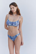 Enzo Shine Cheeky Bikini Bottom Paradiso Paisley