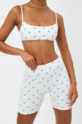 Erin Waffle Biker Short Night Lily