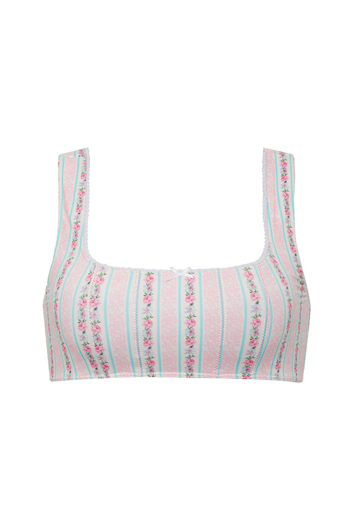 Etta Floral Bralette Bikini Top French Holiday