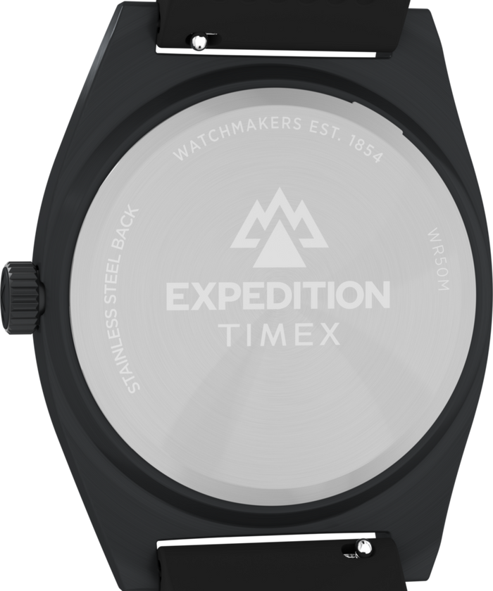 TW2Y18100 Expedition® Capstone 39mm Silicone Strap Watch Caseback Image