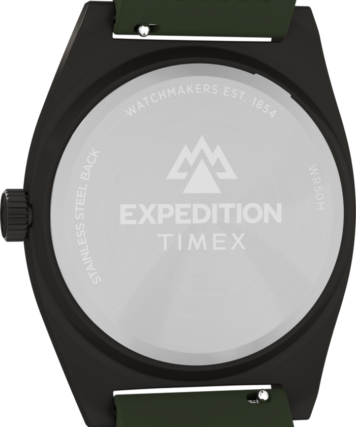 TW2Y18000 Expedition® Capstone 39mm Silicone Strap Watch Caseback Image