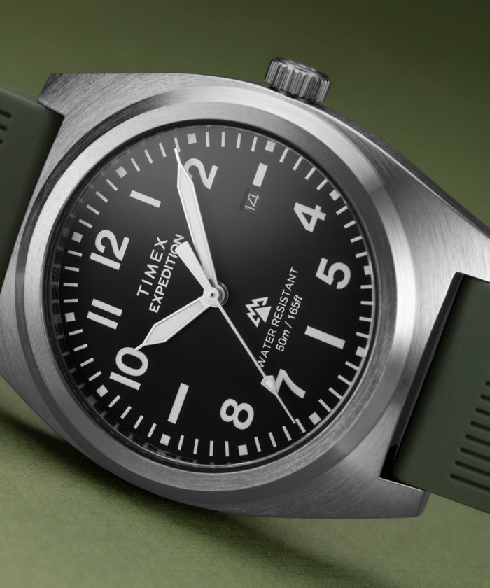 TW2Y18000 Expedition® Capstone 39mm Silicone Strap Watch Campaign Key Silhouettes (Beauty shots) Image