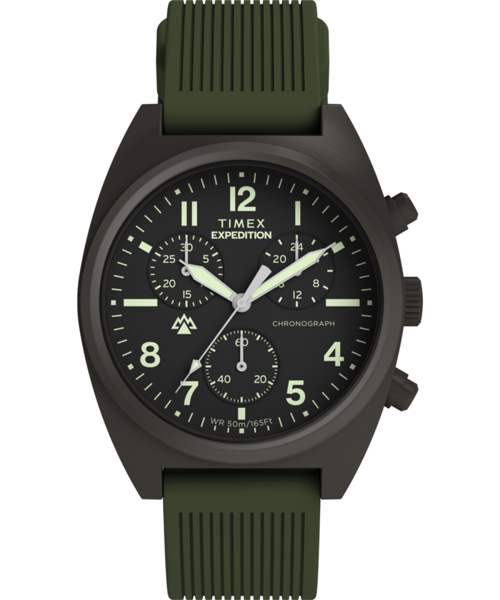 TW2Y61100 Expedition® Capstone Chronograph 41mm Silicone Strap Watch Primary Image