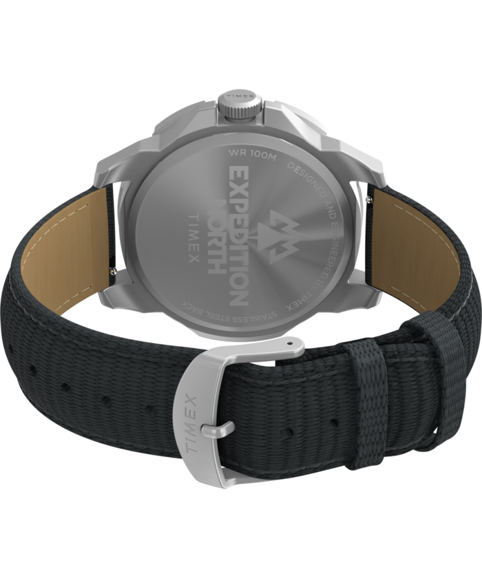 TW2W84200 Expedition Ridge 42mm Leather Strap Watch Caseback with Attachment Image