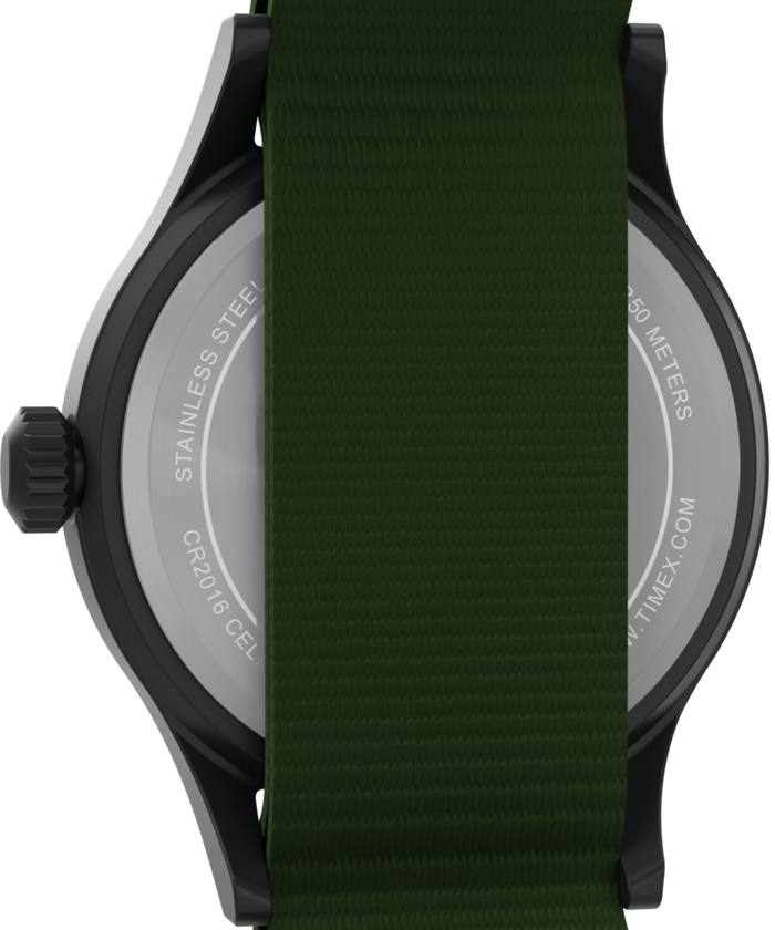 TW4B04700 Expedition Scout 40mm Fabric Strap Watch Caseback Image
