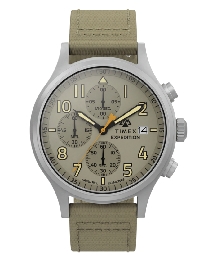 TW2Y89300 Expedition® Sierra Chronograph 43mm Fabric Strap Watch Primary Image