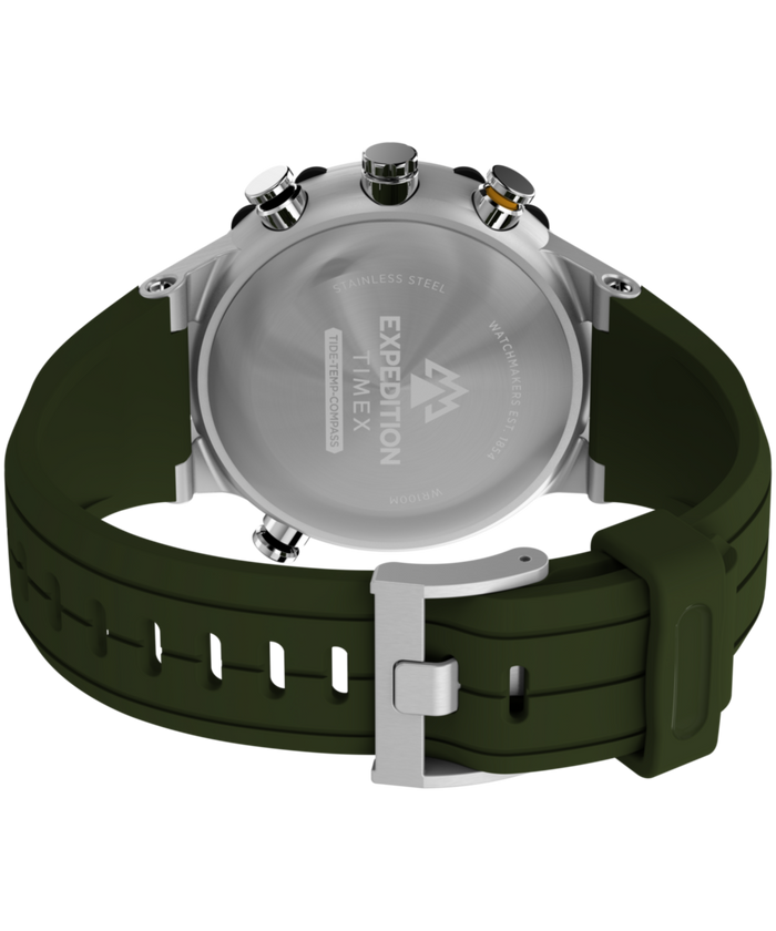 TW2Y14400 Expedition® Tide-Temp-Compass 45mm Silicone Strap Watch Caseback with Attachment Image