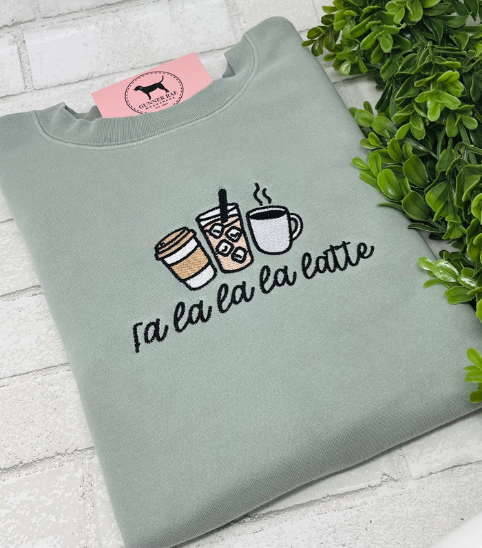 FALALA LATTE Embroidered T-shirt or Sweatshirt