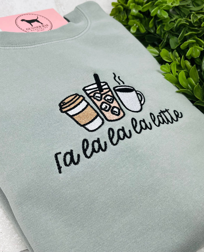 FALALA LATTE Embroidered T-shirt or Sweatshirt
