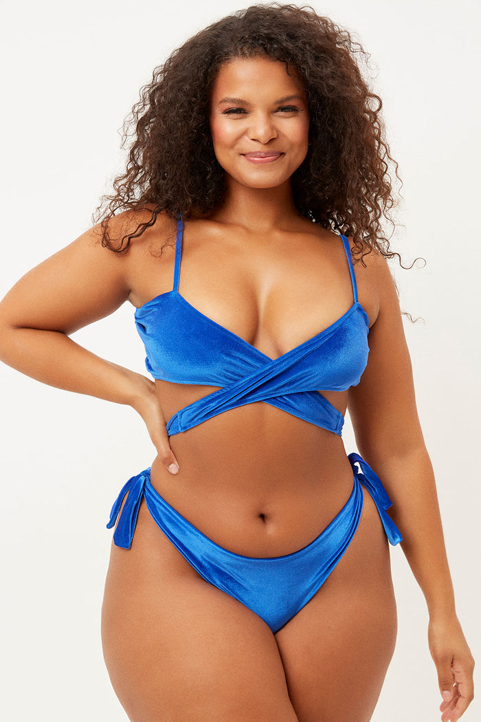 Falcon Pacific Velvet Wrap Top