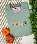 FALL STAMPS Embroidered T-shirt or Sweatshirt
