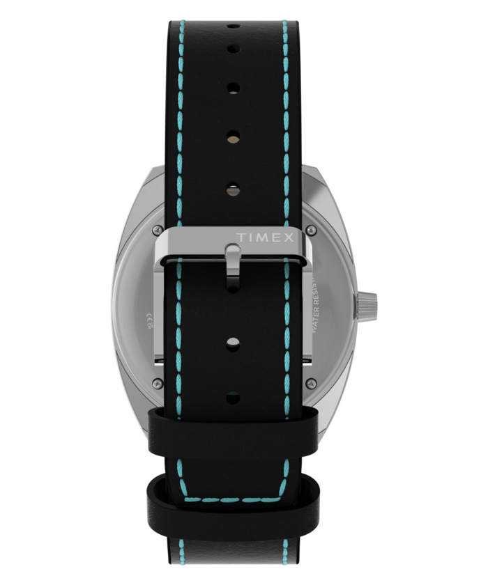 TWG068900 Fender x Timex 37mm Leather Strap Watch Giftset Caseback with Attachment Image