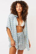 Fifi Monarch Silk Button Up
