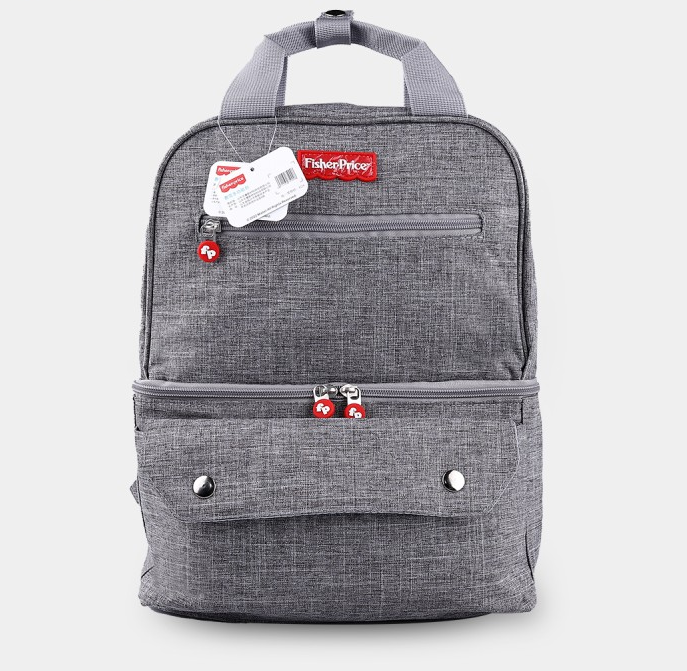 Fisher Diaper Bag-Grey - 2139-03