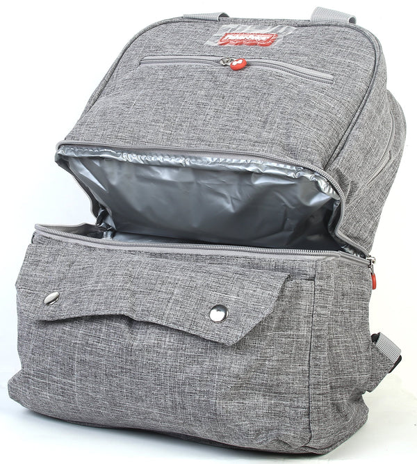 Fisher Diaper Bag-Grey - 2139-03