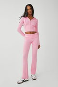 Fleur Cloud Knit Low Rise Pant Valentine Pink