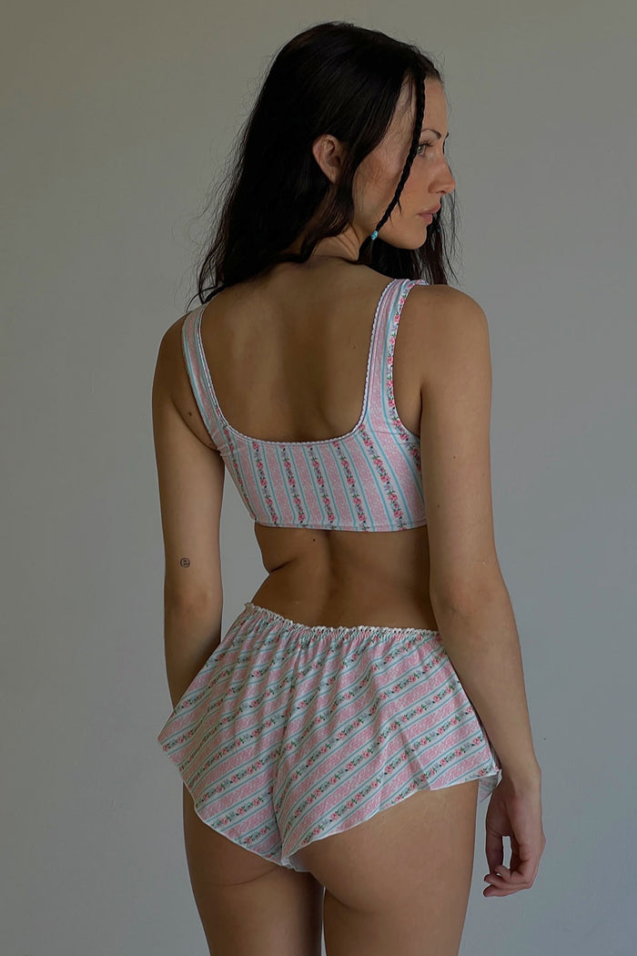 Flora Floral Mini Short French Holiday