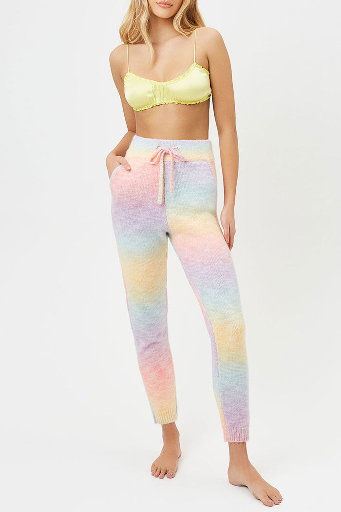 Frank Cotton Candy Knit Sweatpants