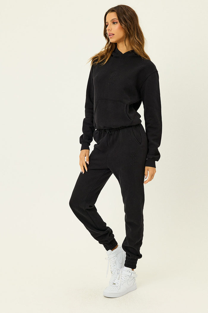 Frank Black Oversized Sweatpant