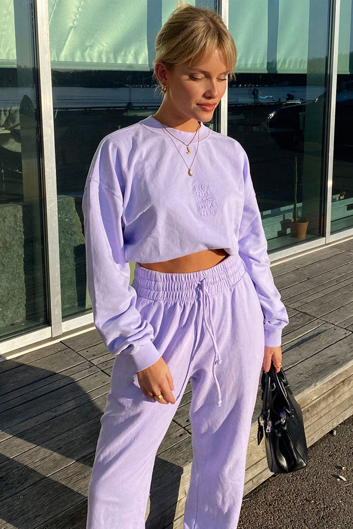 Frank Lilac Oversized Sweatpant
