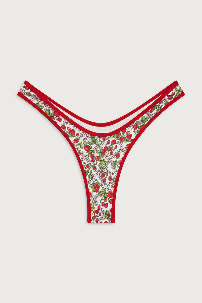 Full Moon Micro Bikini Bottom - Berry in Love