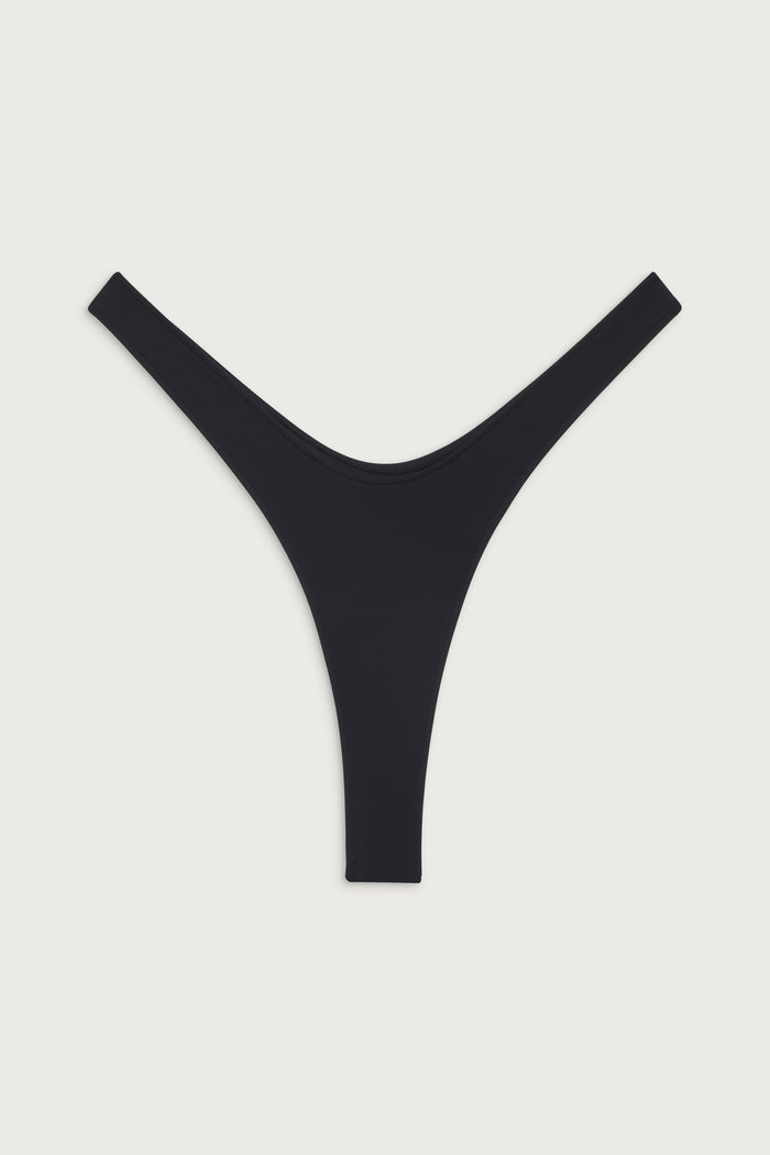 Full moon micro bikini bottom black