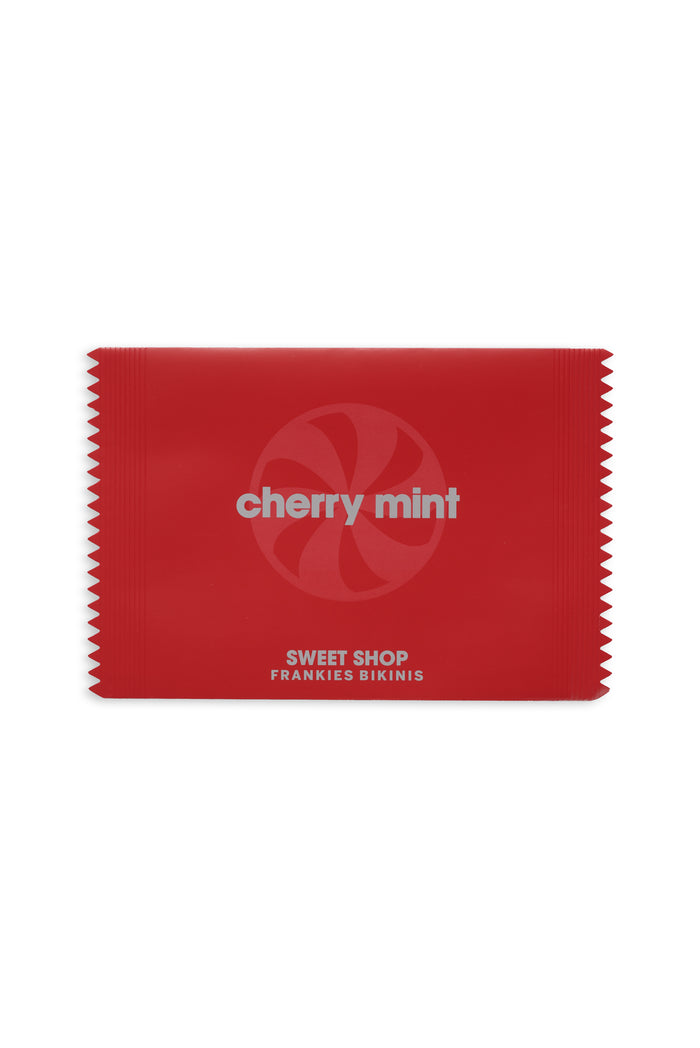 FrankiesBikinis-PackagingFlatlay-SweetShop-Cherry-Mint