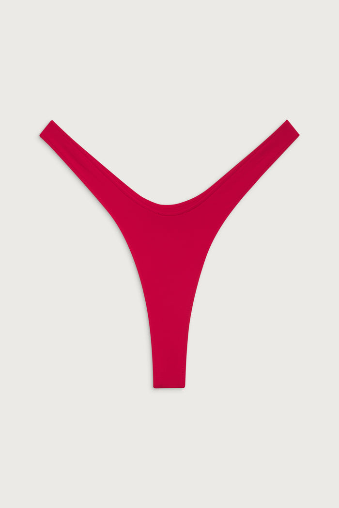 Full Moon Micro Bikini Bottom True Red