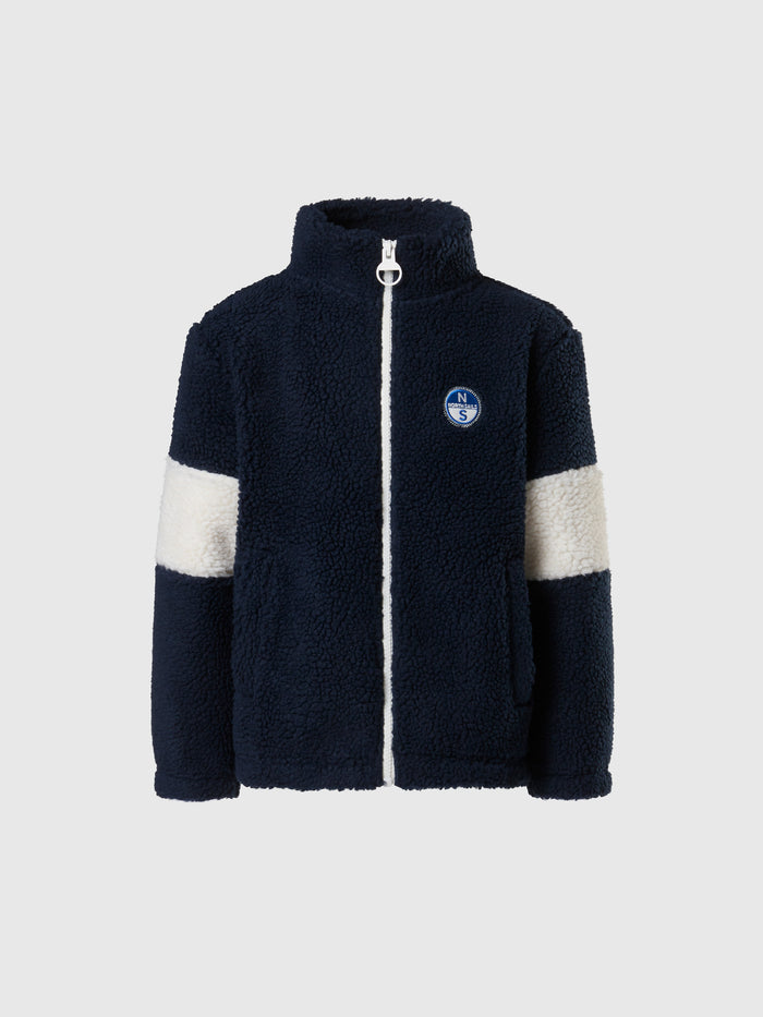 hover | Navy blue | full-zip-sweatshirt-794488