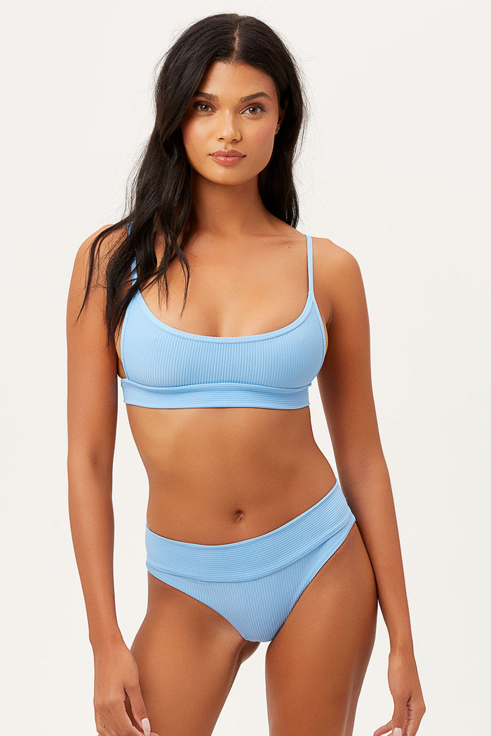 Gavin Chambray Ribbed Cheeky Bottom