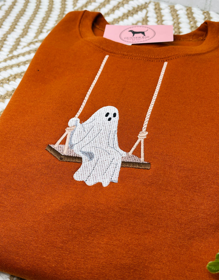 GHOST SWING Embroidered T-shirt or Sweatshirt