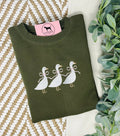 GOOSE TRIO Custom Embroidered T-shirt or Sweatshirt