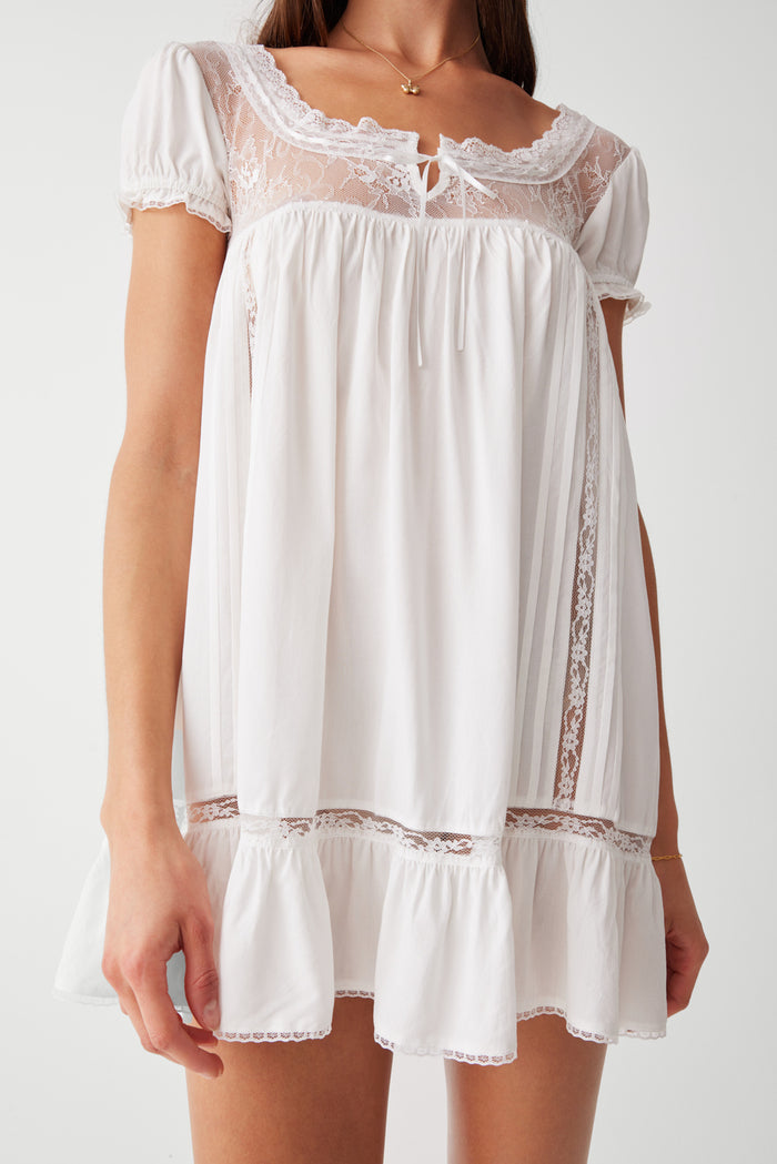 Harmony mini dress white