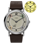 TW2Y76600 Harry Potter x Timex Weekender Hufflepuff House 38mm Leather Strap Watch Primary Image